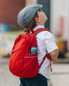 Child with Backpack