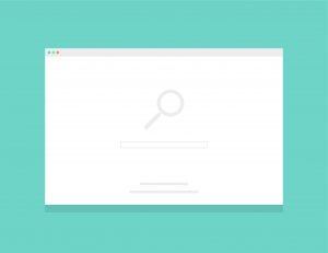Illustration of browser search screen